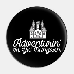 Adventuring in Your Dungeon DnD Castle RPG Dungeon Crawl Pin