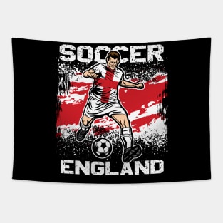 England Futbol Soccer Tapestry