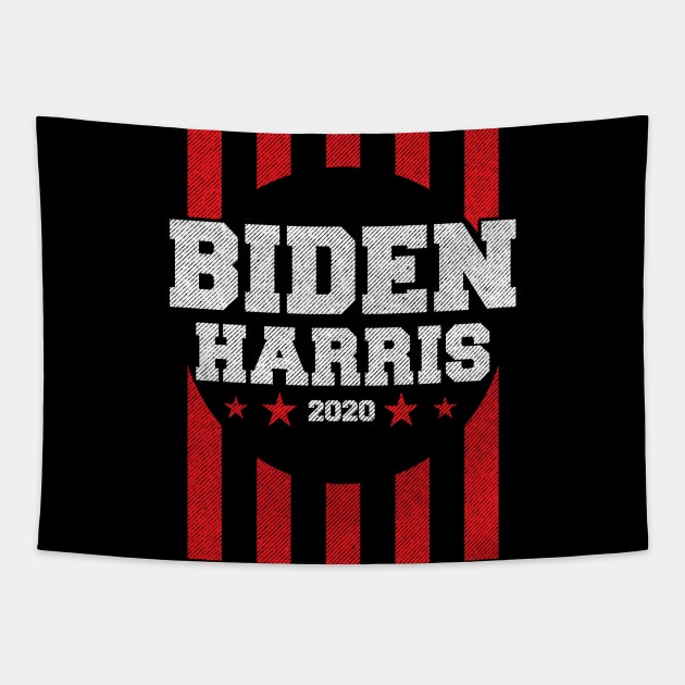Red US flag stripes Biden & harris 2020 political gifts Tapestry by opippi