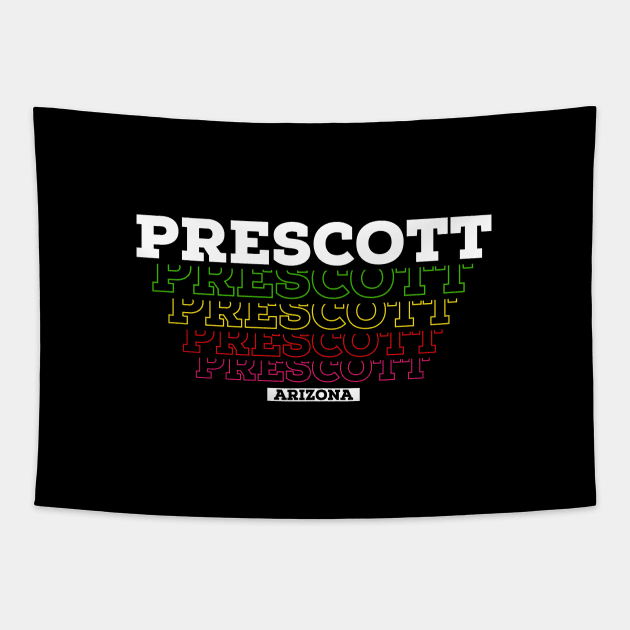 I Love Prescott Arizona USA Vintage Tapestry by Zen Cosmos Official