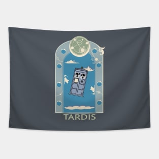 Nouveau Tardis Tapestry