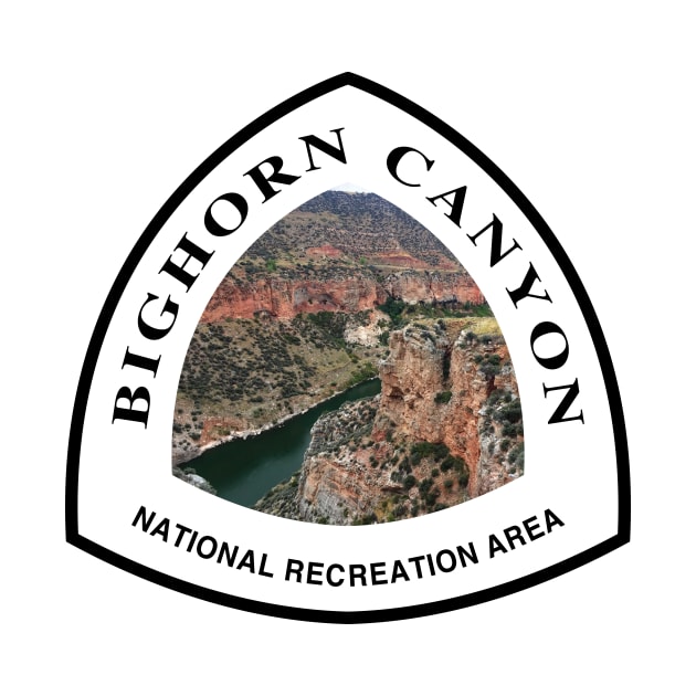 Bighorn Canyon National Recreation Area Trail Marker by nylebuss