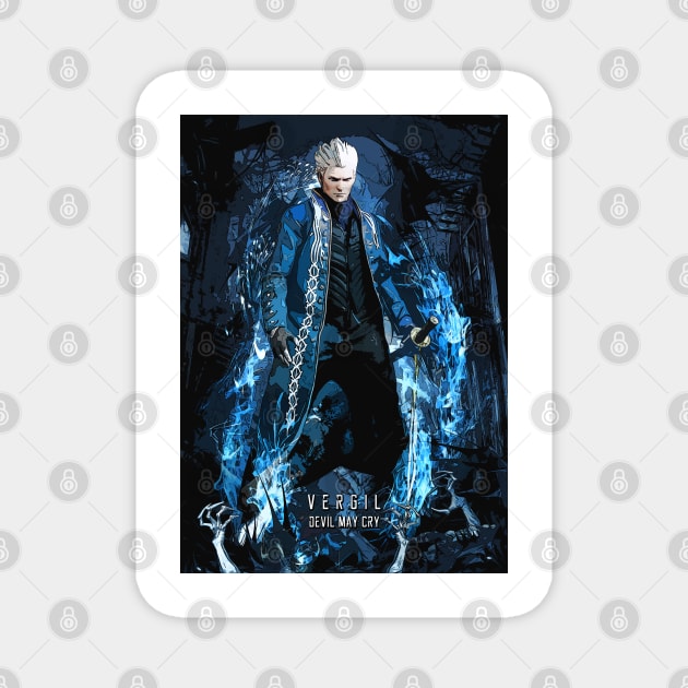 Devil May Cry 3 Vergil Magnet by syanart