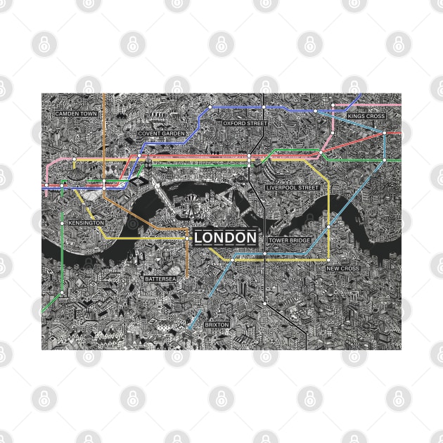 London Subway underground map by ol1ie