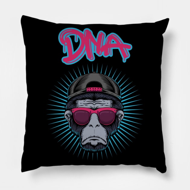 DNA #105 Pillow by DNA Tees