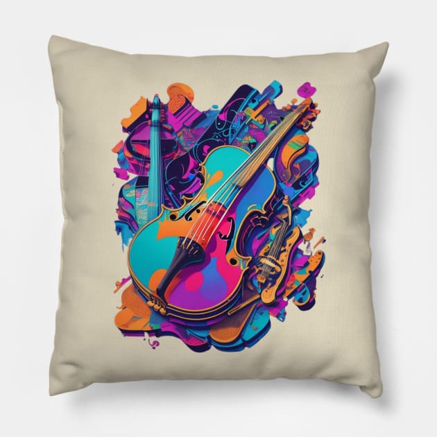 Music-is-life Pillow by Jhontee