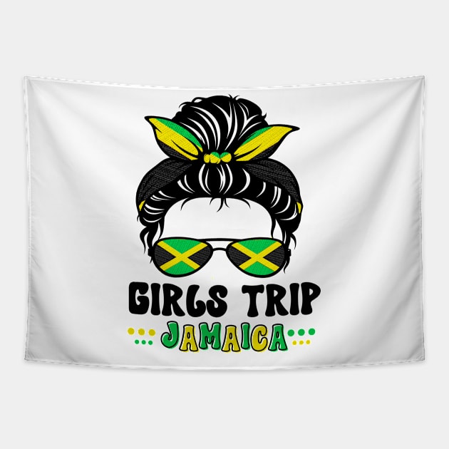 Girls Trip Jamaica Vacation Tapestry by Ruffeli