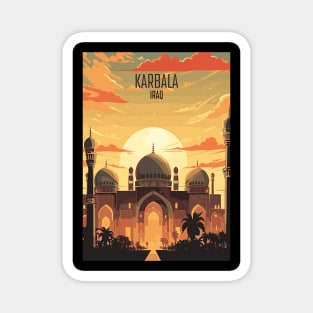 Karbala, Iraq Travel Print Wall Art, Home Décor, Gift Art Magnet