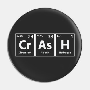 Crash (Cr-As-H) Periodic Elements Spelling Pin