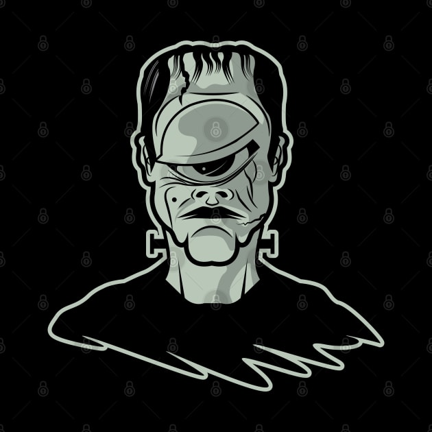 One Eyed Frankenstein by Gimmickbydesign