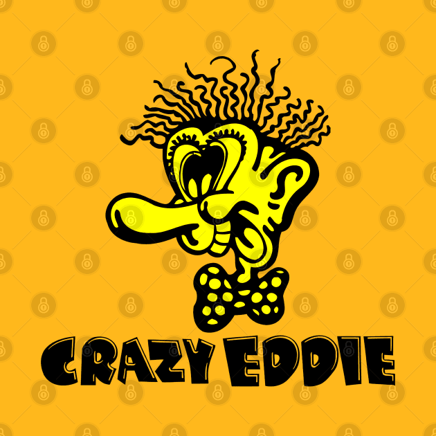 Crazy Eddie [Defunct Electronics Chain] by Defunct Logo Series