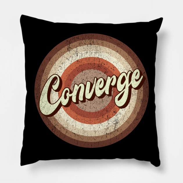 Vintage brown exclusive - Converge Pillow by roeonybgm