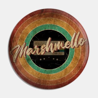 Marshmello Vintage Circle Art Pin