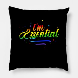 I'm Essential rainbow version Pillow