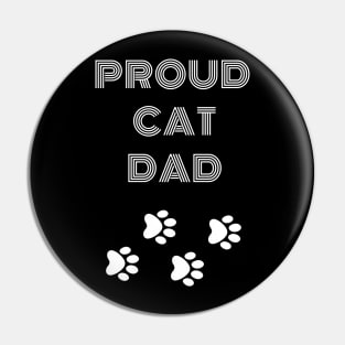 Proud Cat Dad Pin