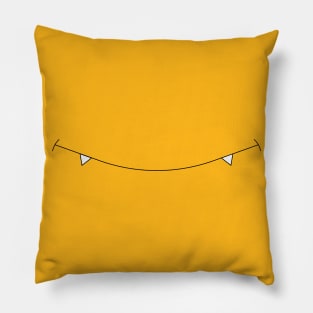 Smile mouth, 2 teeth Pillow