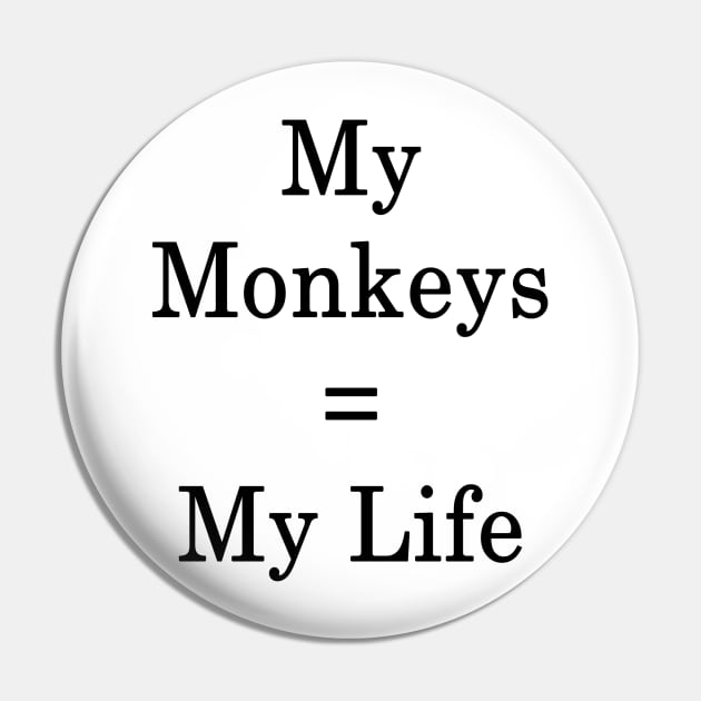 My Monkeys = My Life Pin by supernova23