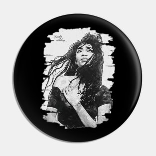 Jody watley \ Brush Art Pin