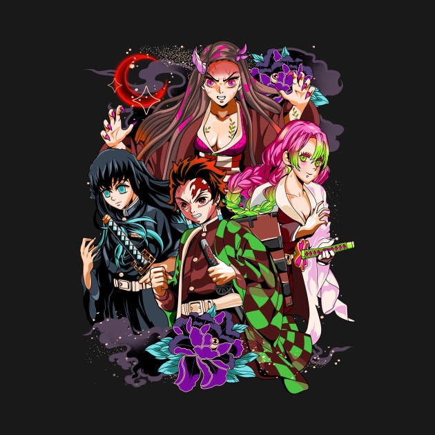 Hashira Team by Heymoonly