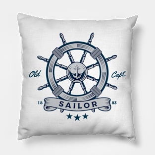 nautical t-shirt Pillow