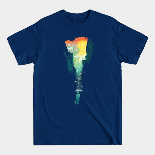 Disover Blue Skies Smiling at me - Artsy Style - T-Shirt