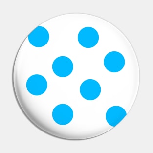 Blue Polka Dots Pin