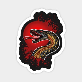 Blood Moon Snake Magnet