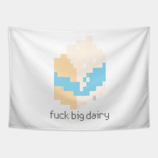 F Big Dairy Funny Quote Tapestry