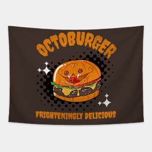 Octoburger Frighteningly Delicious Tapestry