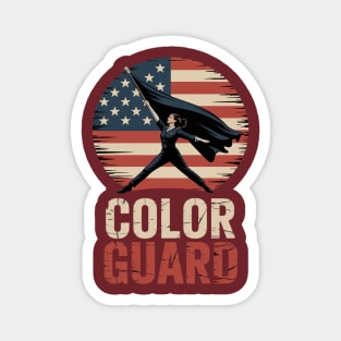 Color Guard USA Flag Magnet