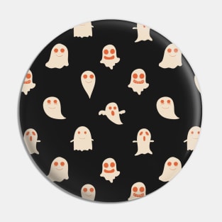 Halloween Cute Ghost Pattern Pin