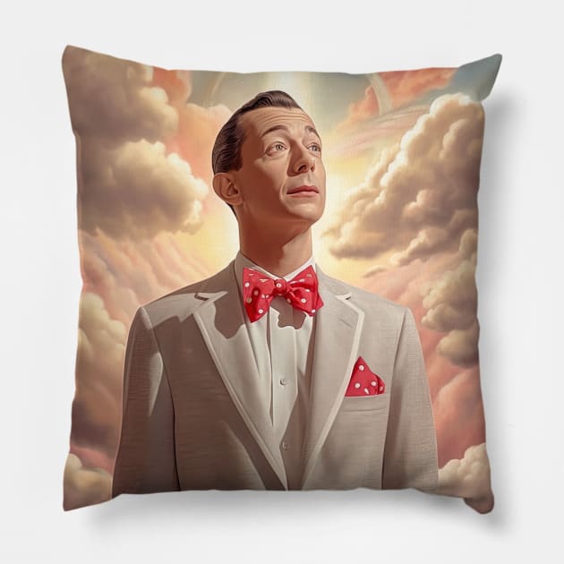 Pee Wee Herman art Pillow by Maverick Media