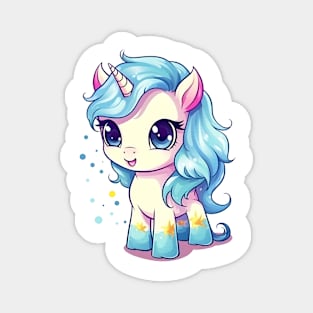 cute Kawaii Unicorn sticker Magnet