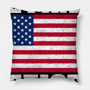 Retired Police Officer Proud Patriotic Officer American Flag Pillow