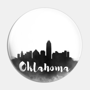 Oklahoma watercolor Pin