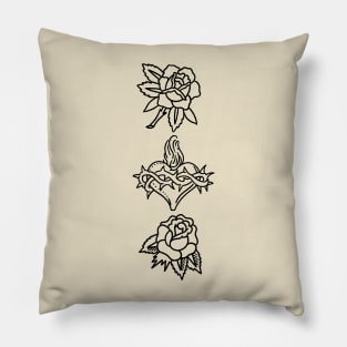 Traditional tattoo designs Pillow