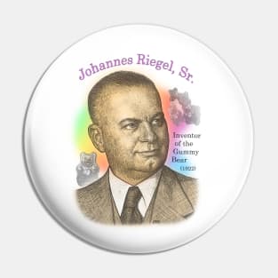 Johannes Riegel, Sr., Inventor of the Gummy Bear Pin