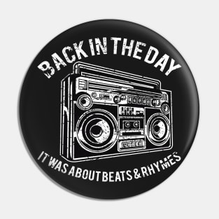 Old School HipHop Pin