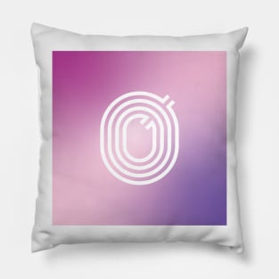 Letter O in Pink Pillow