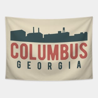 Columbus Georgia skyline logo Tapestry