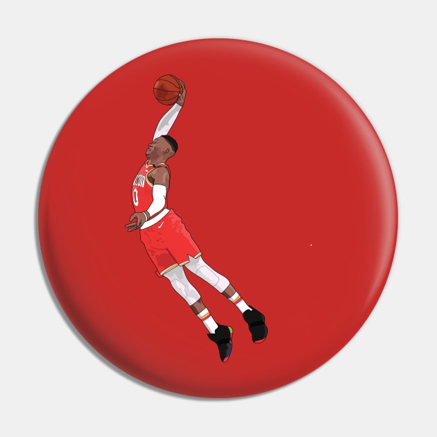 Russell Westbrook Dunk Houston Rockets Pin by xavierjfong