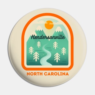 Hendersonville North Carolina NC Tourist Souvenir Pin