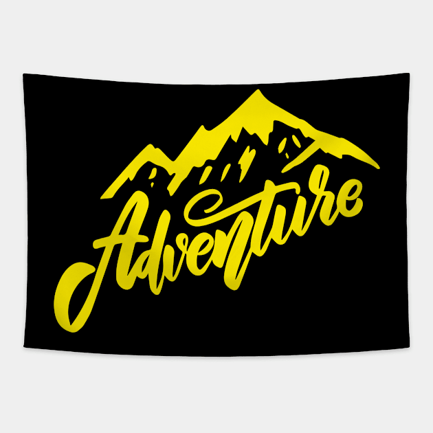 The Adventure Begins Tapestry by crazyte