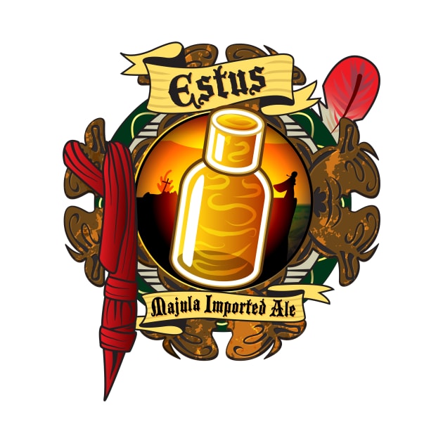 Estus Majula Imported Ale (Dark Souls 2) by pixelstampede