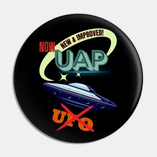 New and Improved! UAP > UFO Pin