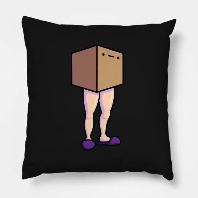 Box With Legs Pillow by katieclouds