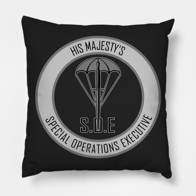 WW2 SOE Special Operations Executive Pillow by TCP