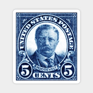 1922 Teddy Roosevelt Stamp Magnet