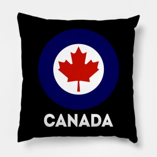Canadian RCAF Military Roundel, Royal Canadian Air Force. Pillow