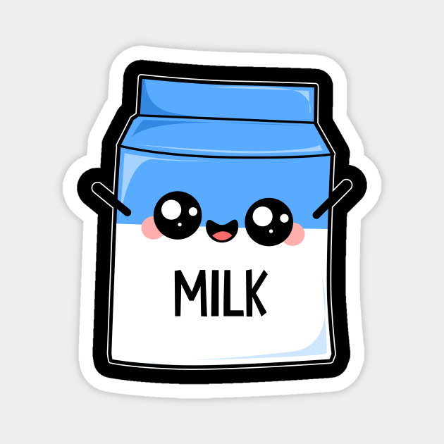 cute milk packaging cute milk magnet teepublic uk